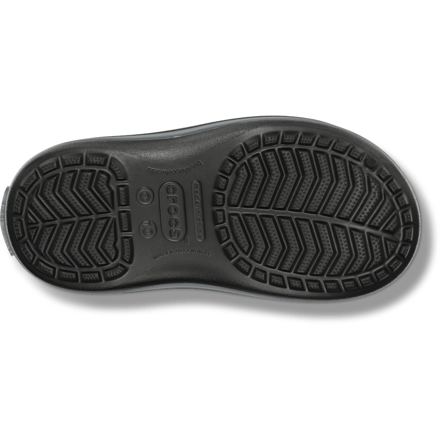 색 키즈 윈터 퍼프 부츠 - 바닥면 - Crocs