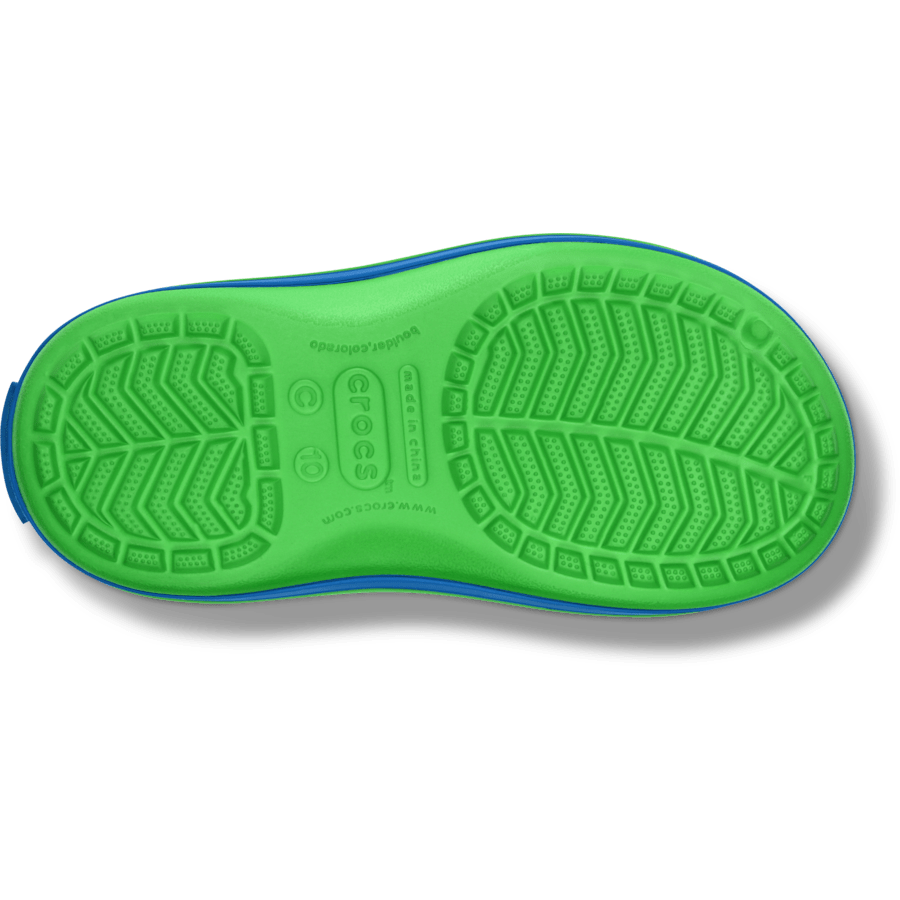 색 키즈 윈터 퍼프 부츠 - 바닥면 - Crocs