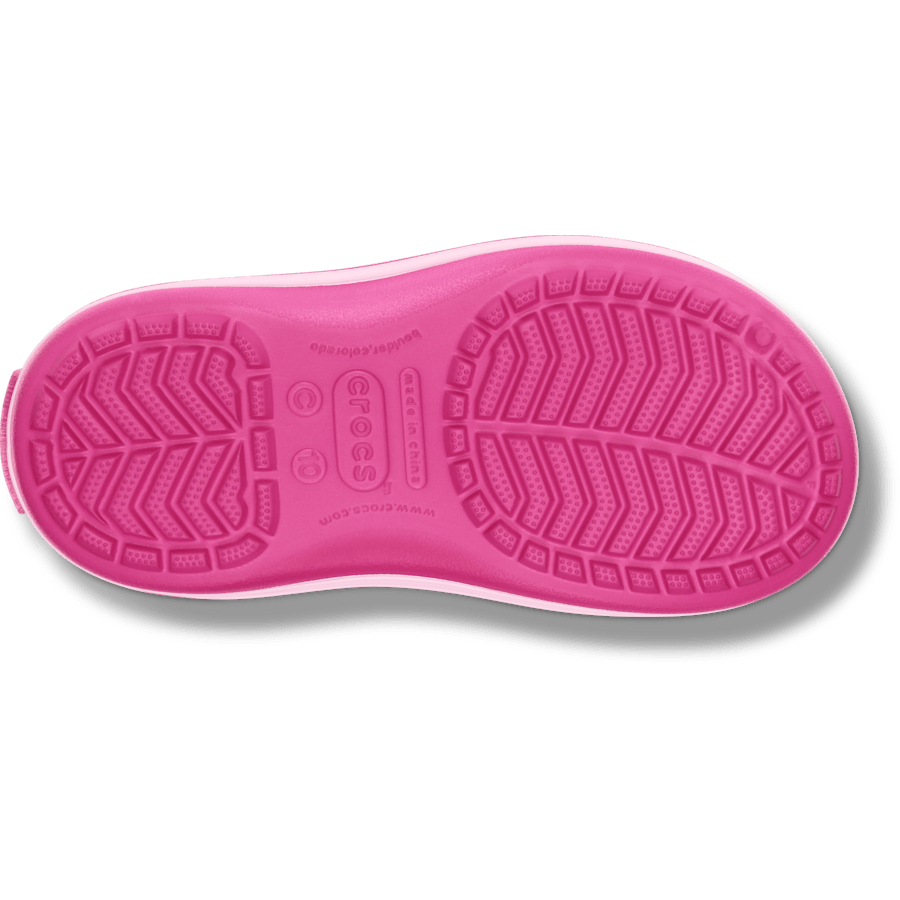 색 키즈 윈터 퍼프 부츠 - 바닥면 - Crocs