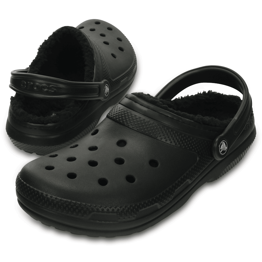 Black / Black Classic Lined Clog - Pair - Crocs