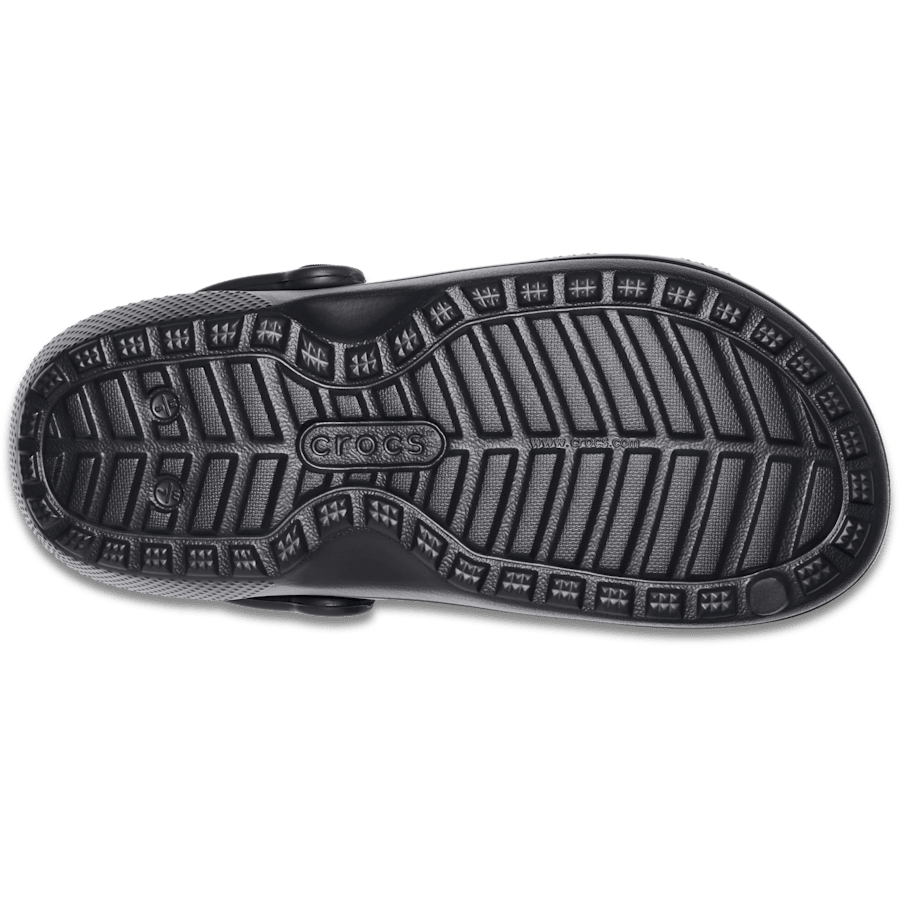 Black / Black Classic Lined Clog - Bottom - Crocs