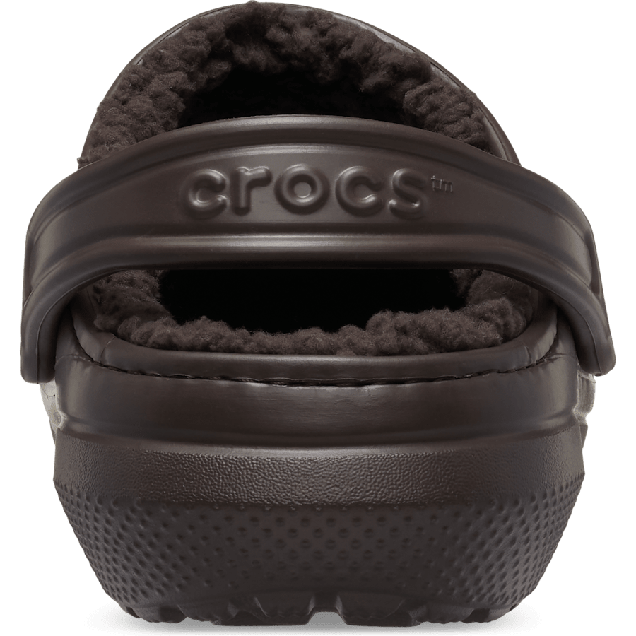 Espresso Classic Lined Clog - Back - Crocs