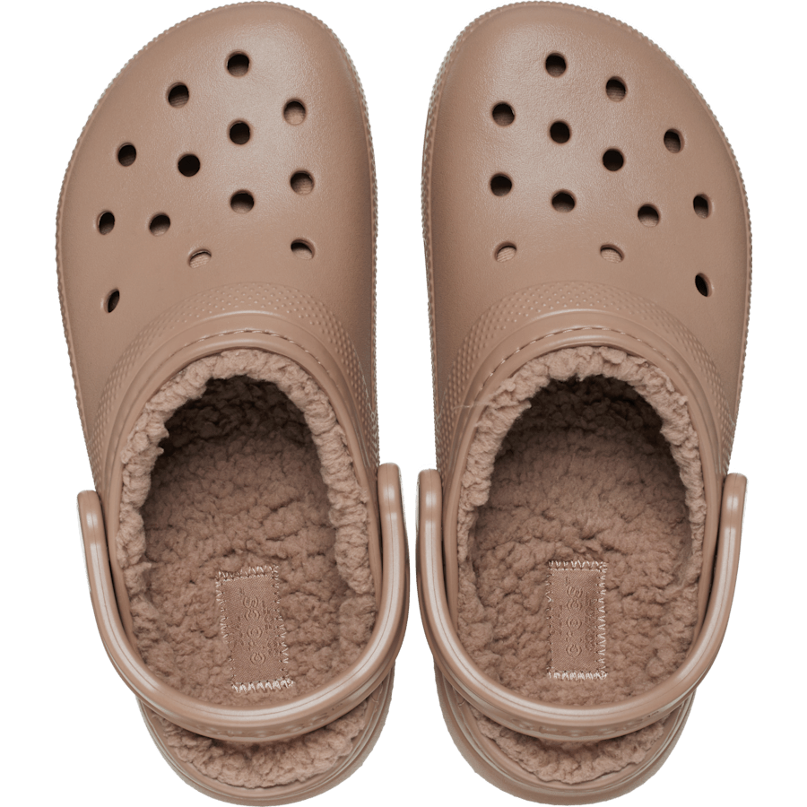 Latte Classic Lined Clog - Top - Crocs