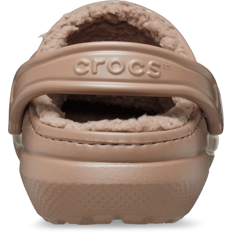 Latte Classic Lined Clog - Back - Crocs