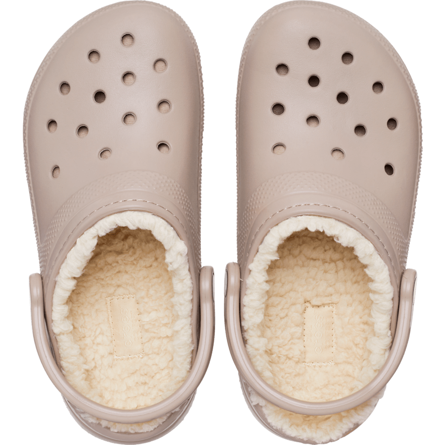 Mushroom / Bone Classic Lined Clog - Top - Crocs