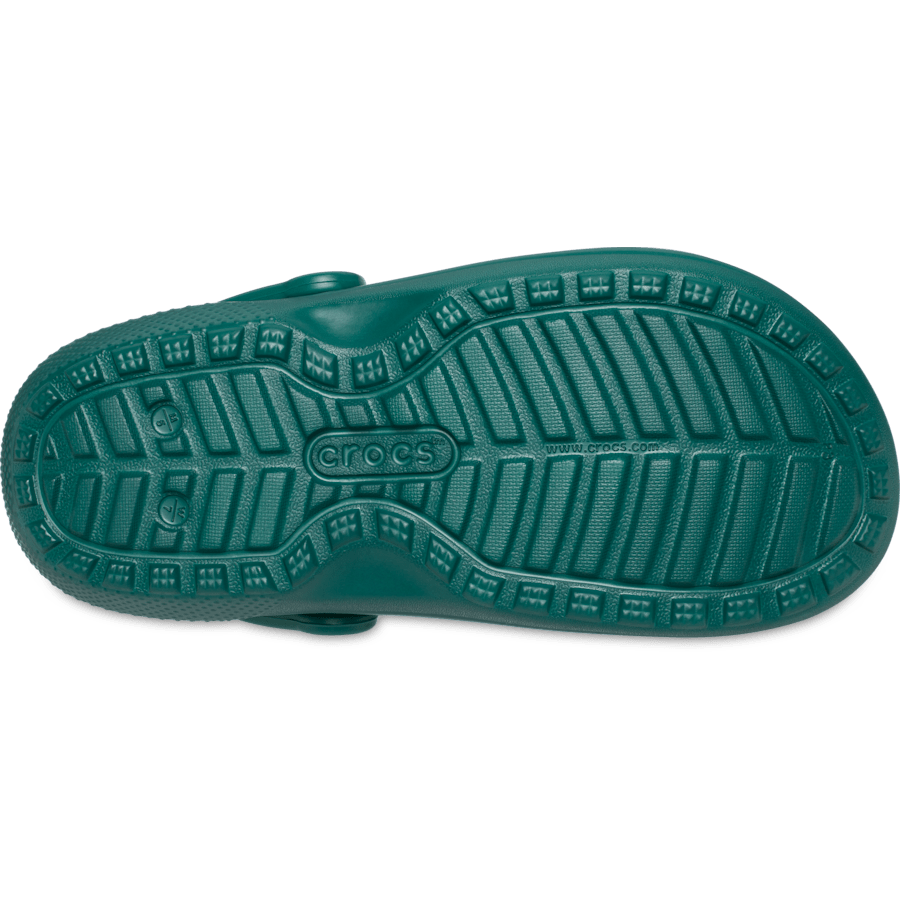 Emerald Classic Lined Clog - Bottom - Crocs