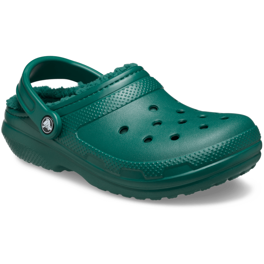 Emerald Classic Lined Clog - Angle - Crocs