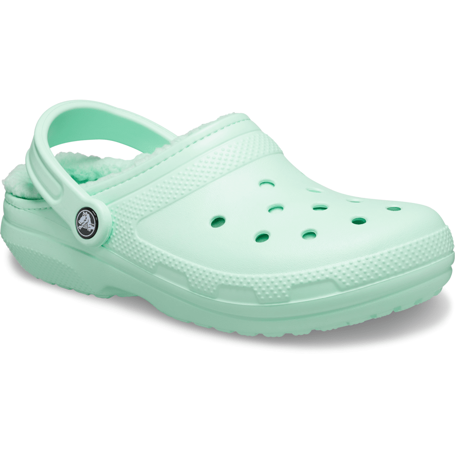 Neo Mint / Neo Mint Classic Lined Clog - Angle - Crocs