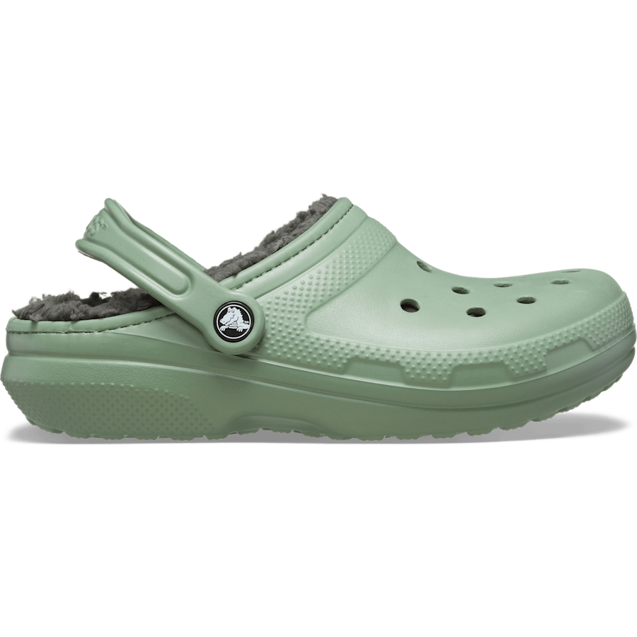 Moss/Multi Classic Lined Clog - Side - Crocs