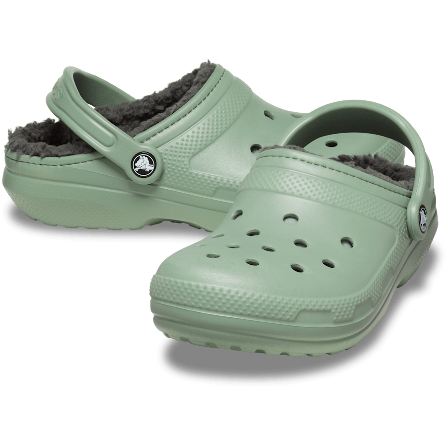 Moss/Multi Classic Lined Clog - Pair - Crocs