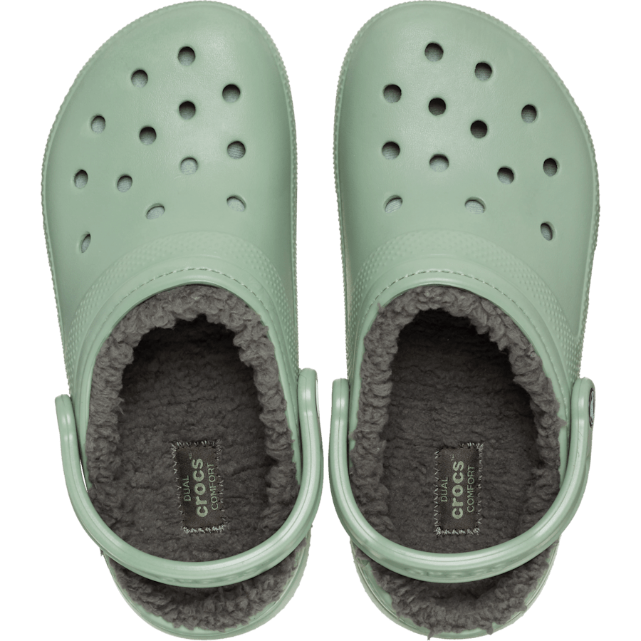 Moss/Multi Classic Lined Clog - Top - Crocs
