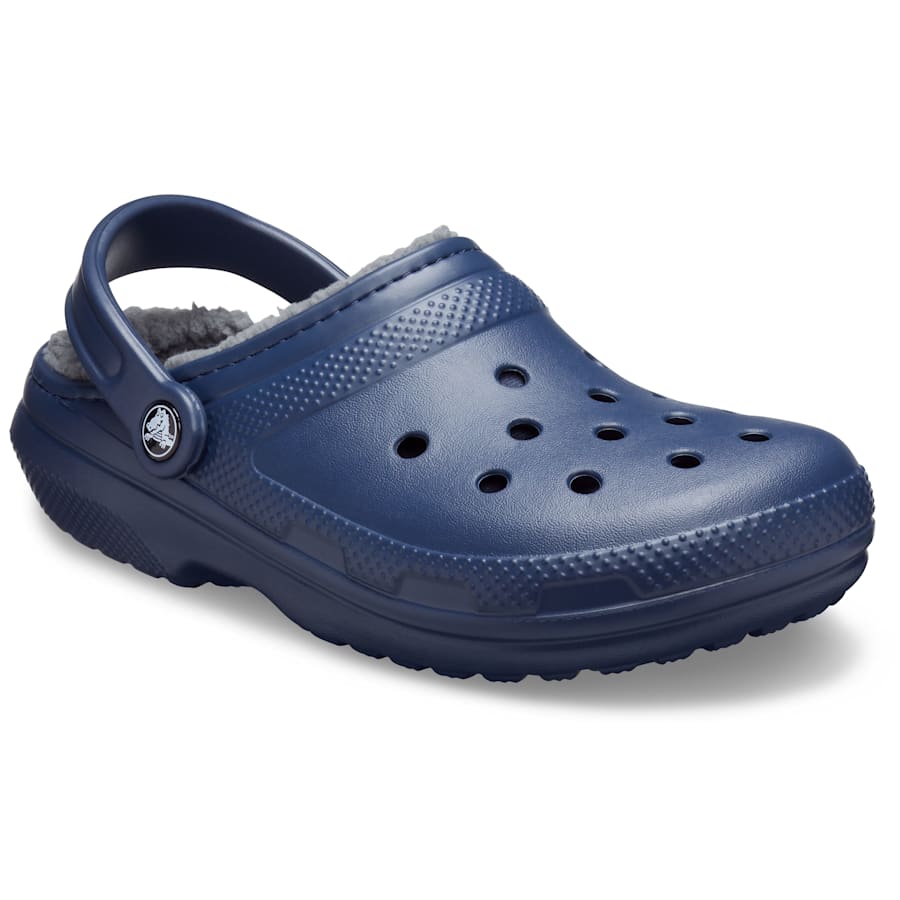Navy / Charcoal Classic Lined Clog - Angle - Crocs