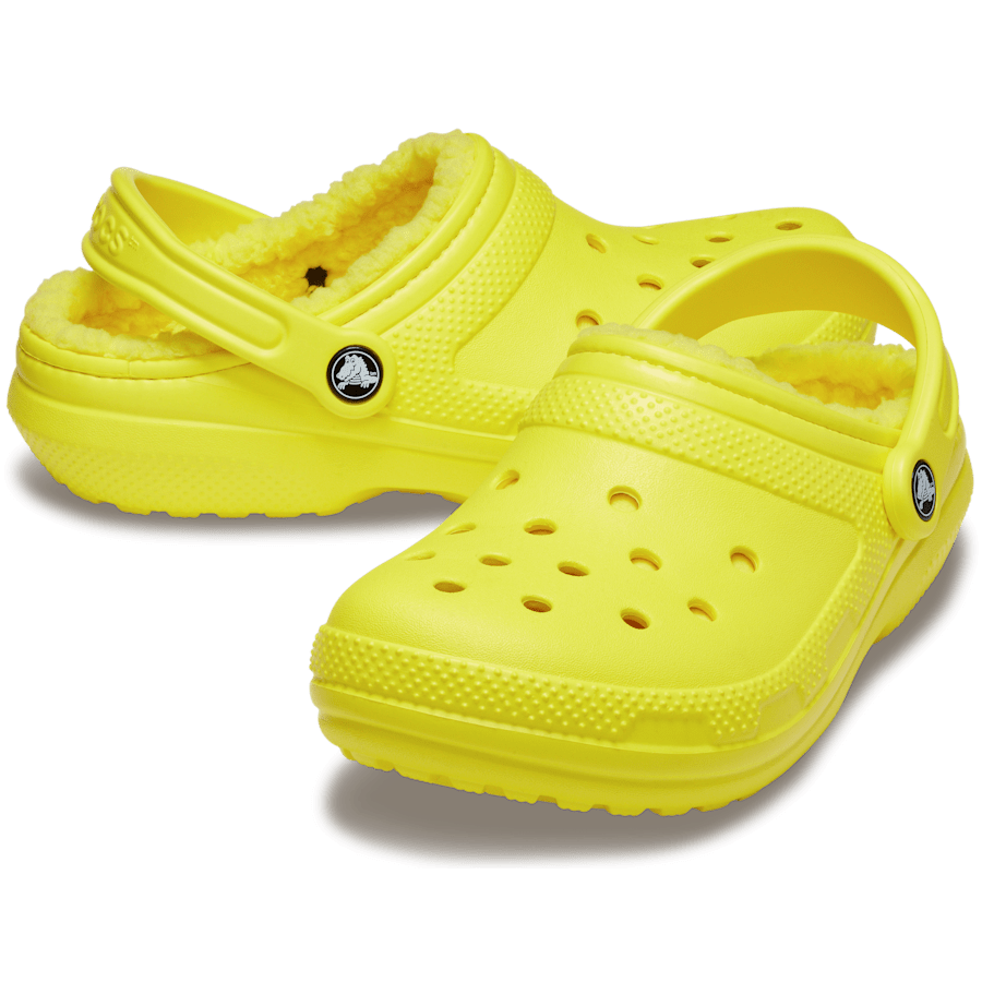 Cyber Yellow Classic Lined Clog - Pair - Crocs