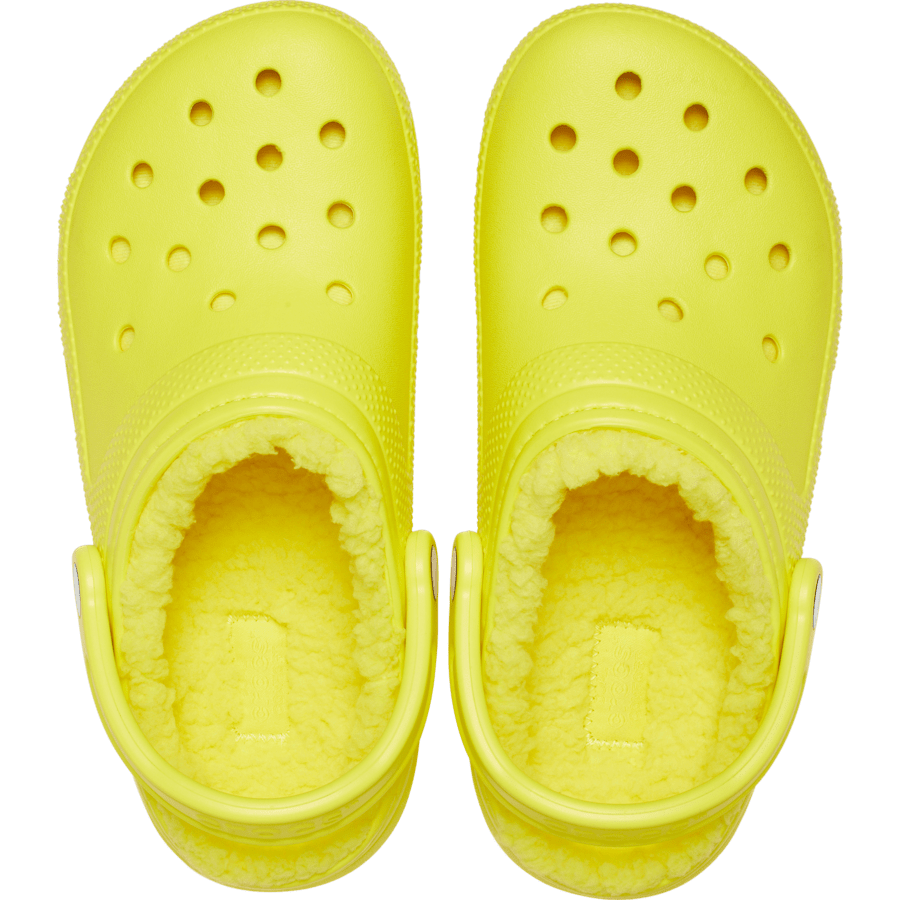 Cyber Yellow Classic Lined Clog - Top - Crocs