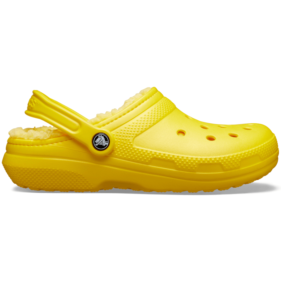 Lemon / Lemon Classic Lined Clog - Side - Crocs