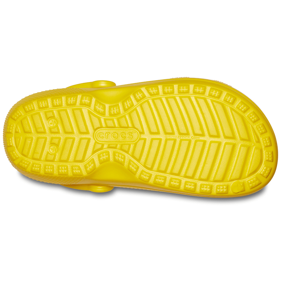 Lemon / Lemon Classic Lined Clog - Bottom - Crocs