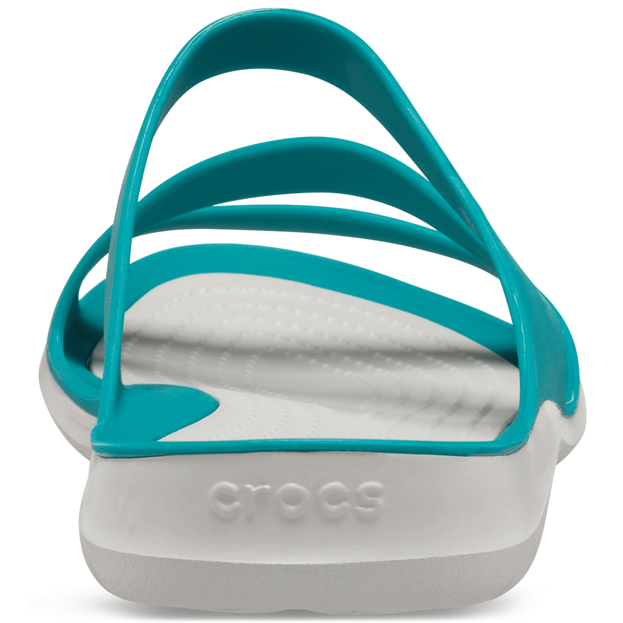 Juniper / Pearl White Women’s Swiftwater™ Sandal - Back - Crocs
