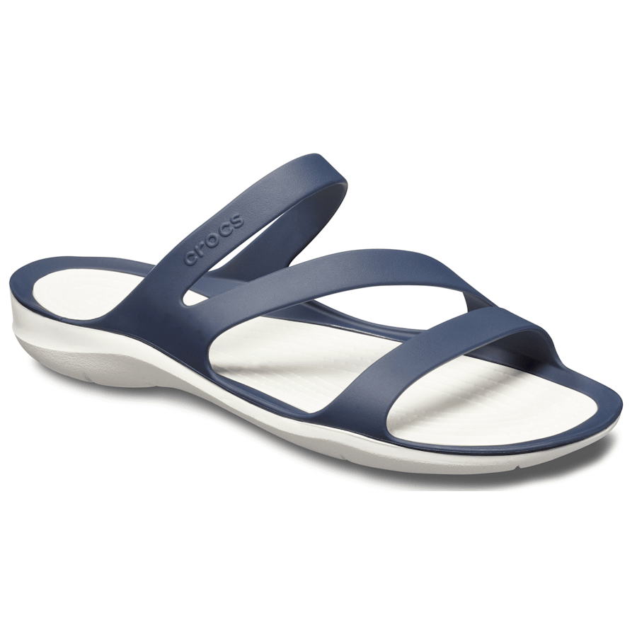 Navy / White Women’s Swiftwater™ Sandal - Angle - Crocs