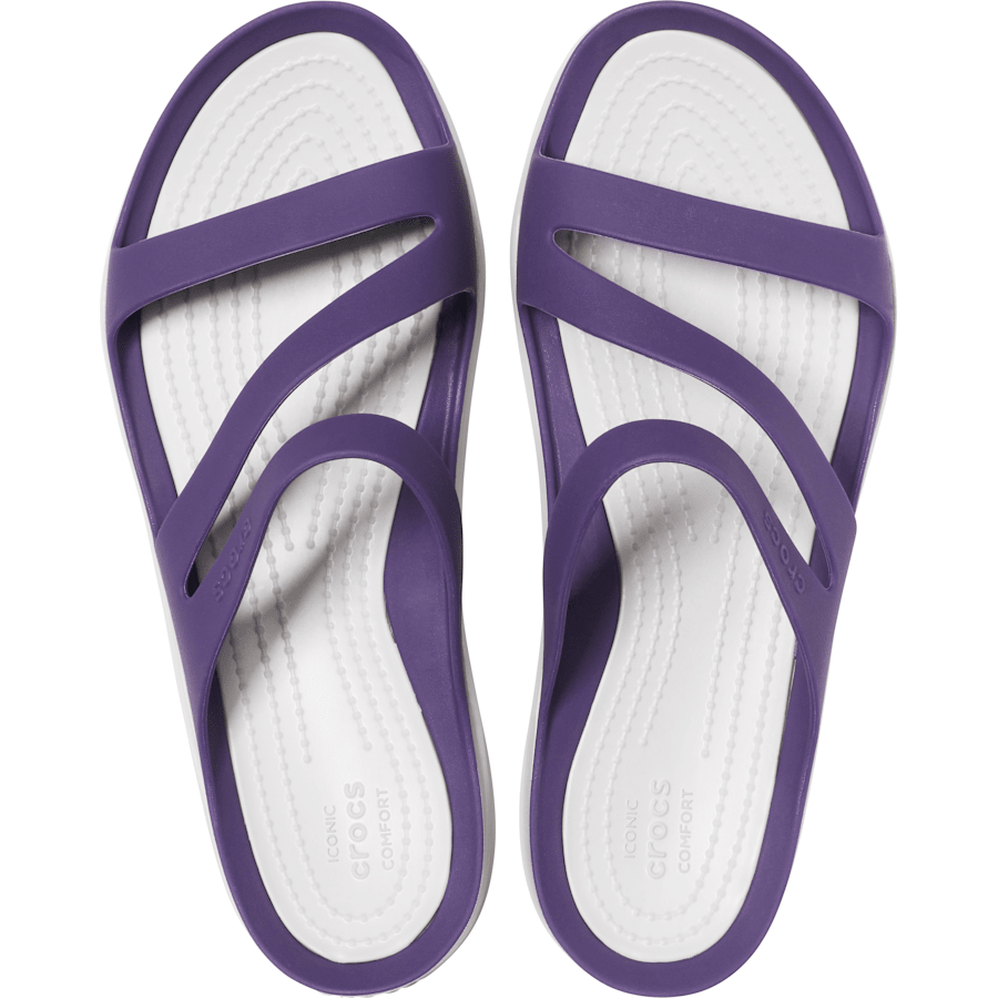 Mulberry / Pearl White Women’s Swiftwater™ Sandal - Top - Crocs
