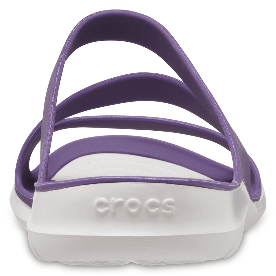 Mulberry / Pearl White Women’s Swiftwater™ Sandal - Back - Crocs