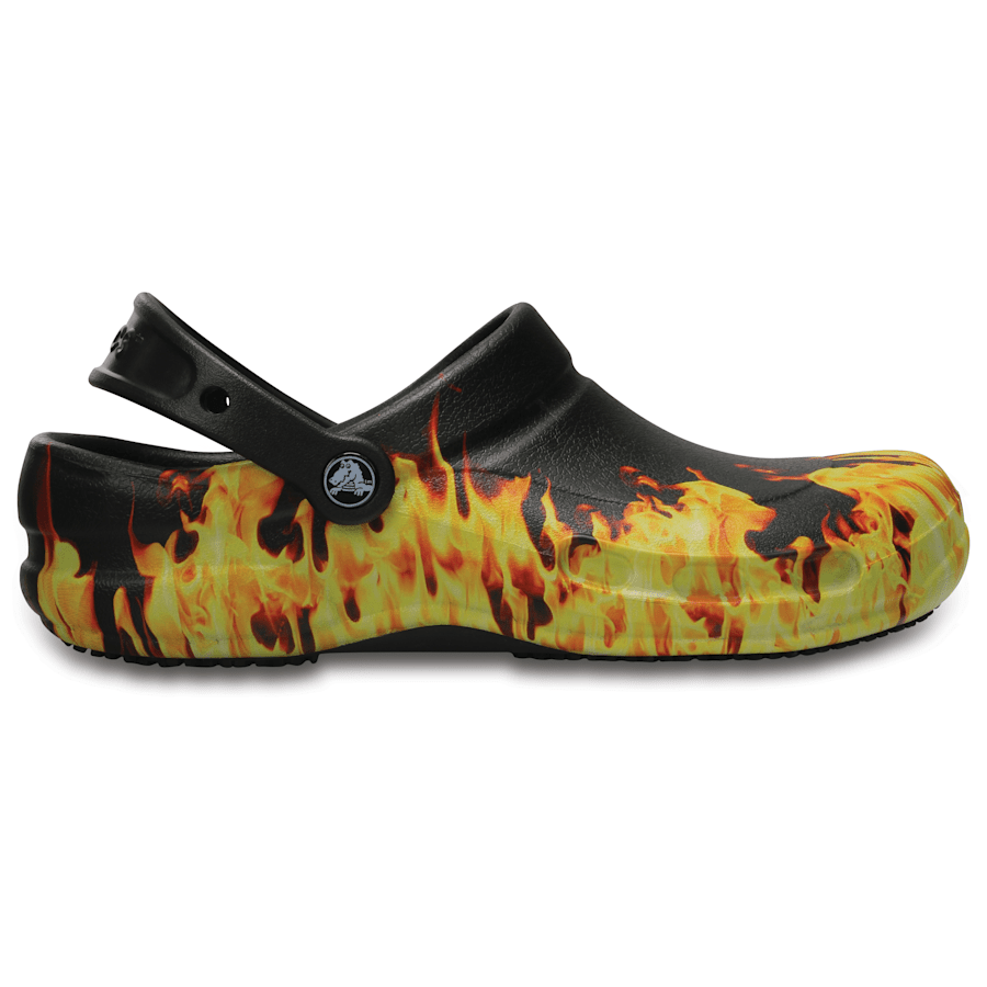 Bistro Graphic Slip Resistant Work Clog