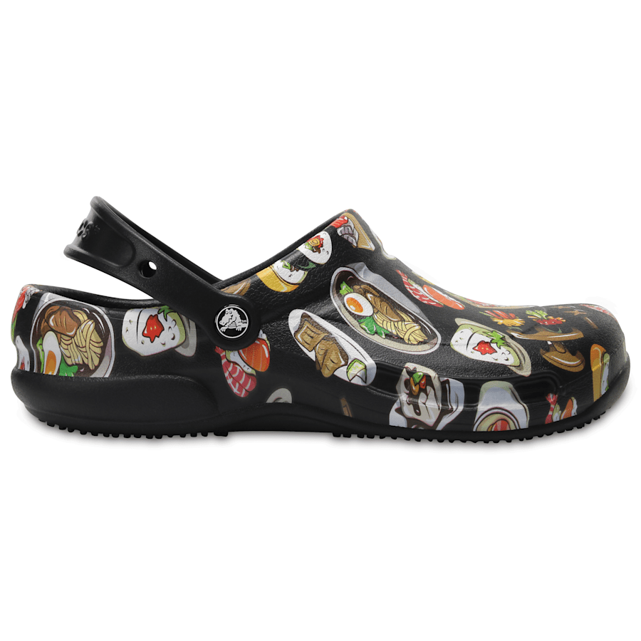Bistro Graphic Slip Resistant Work Clog
