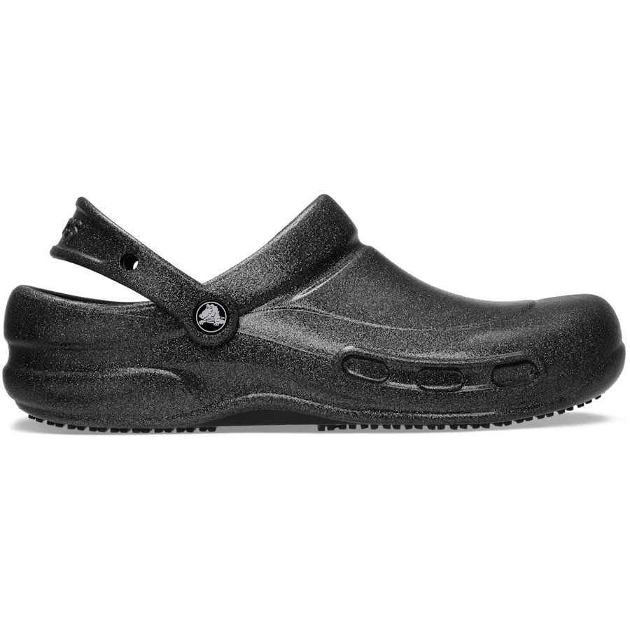 Paillettes noires Sabots antidérapants à motifs Bistro - Côté - Crocs