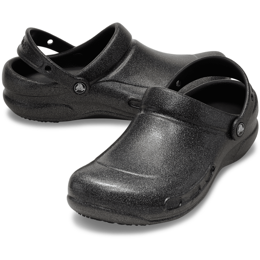 Paillettes noires Sabots antidérapants à motifs Bistro - Paire - Crocs