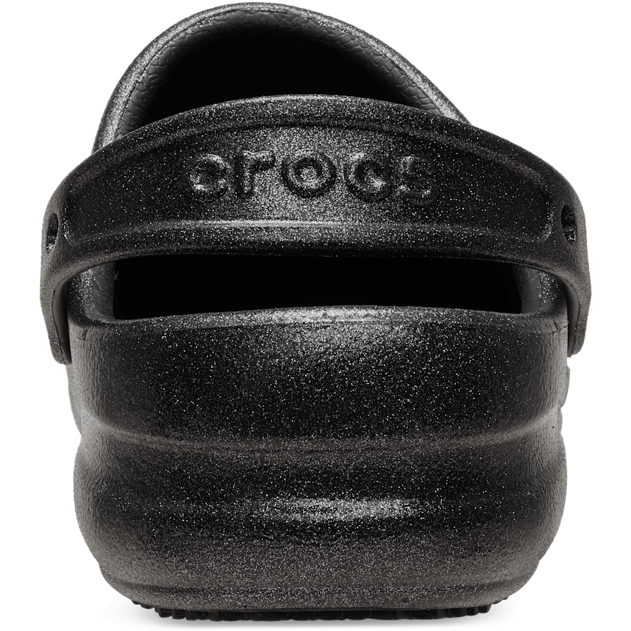 Paillettes noires Sabots antidérapants à motifs Bistro - Arrière - Crocs