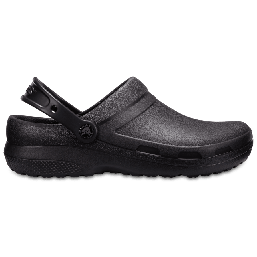 Black Specialist II Work Clog - Side - Crocs PFD
