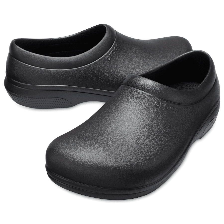 Black Crocs On The Clock Work Slip-On - Pair - Crocs PFD