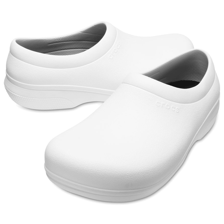 White Crocs On The Clock Work Slip-On - Paar - Crocs