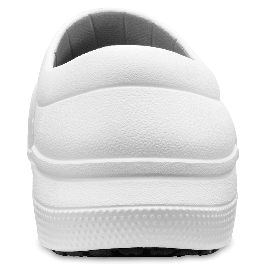 White Crocs On The Clock Work Slip-On - Zurück - Crocs