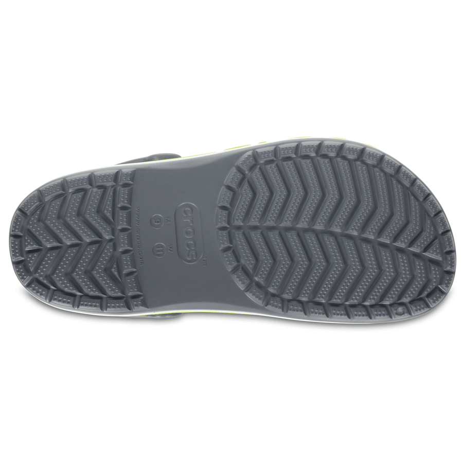 Charcoal / Volt Green Bayaband Clog - Bottom - Crocs