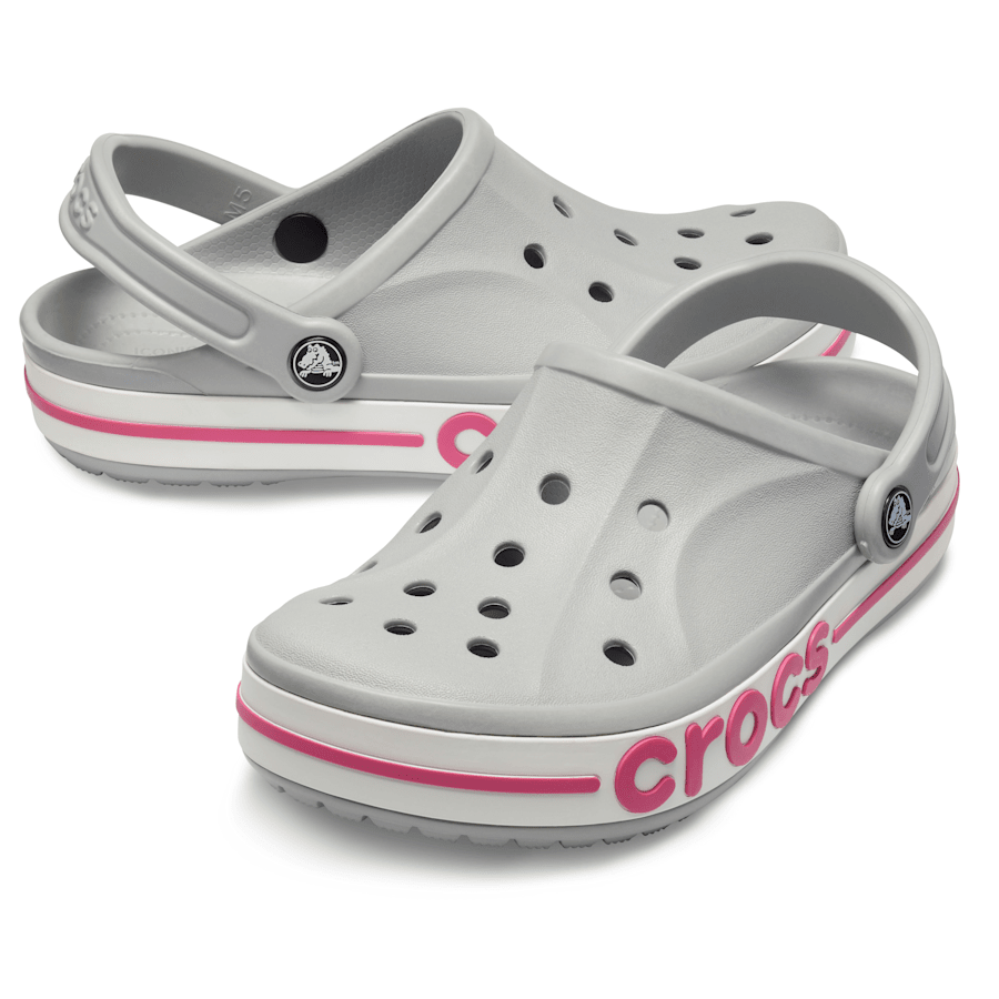 Light Grey / Candy Pink Bayaband Clog - Pair - Crocs