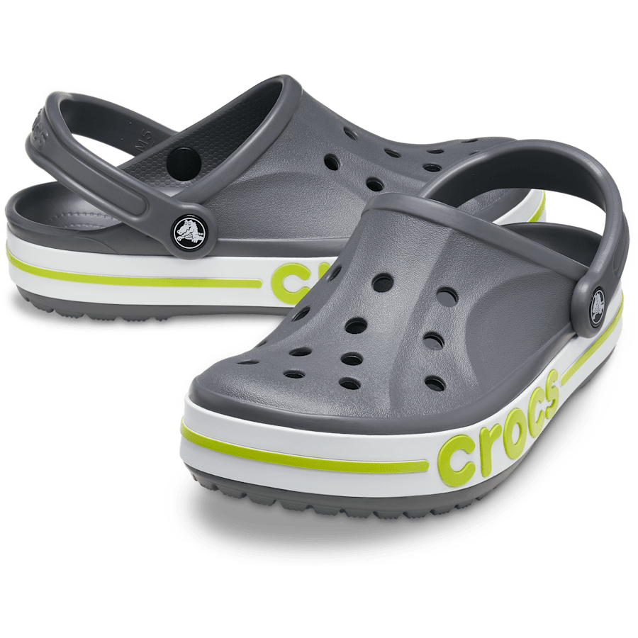 Slate Grey / Lime Punch Bayaband Clog - Pair - Crocs