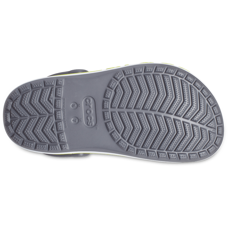 Slate Grey / Lime Punch Bayaband Clog - Bottom - Crocs