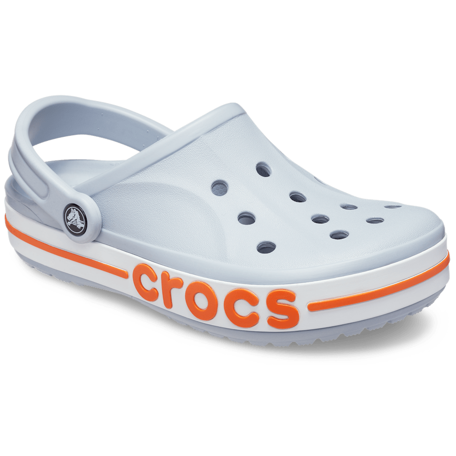 Blue Grey / Orange Bayaband Clog - Angle - Crocs