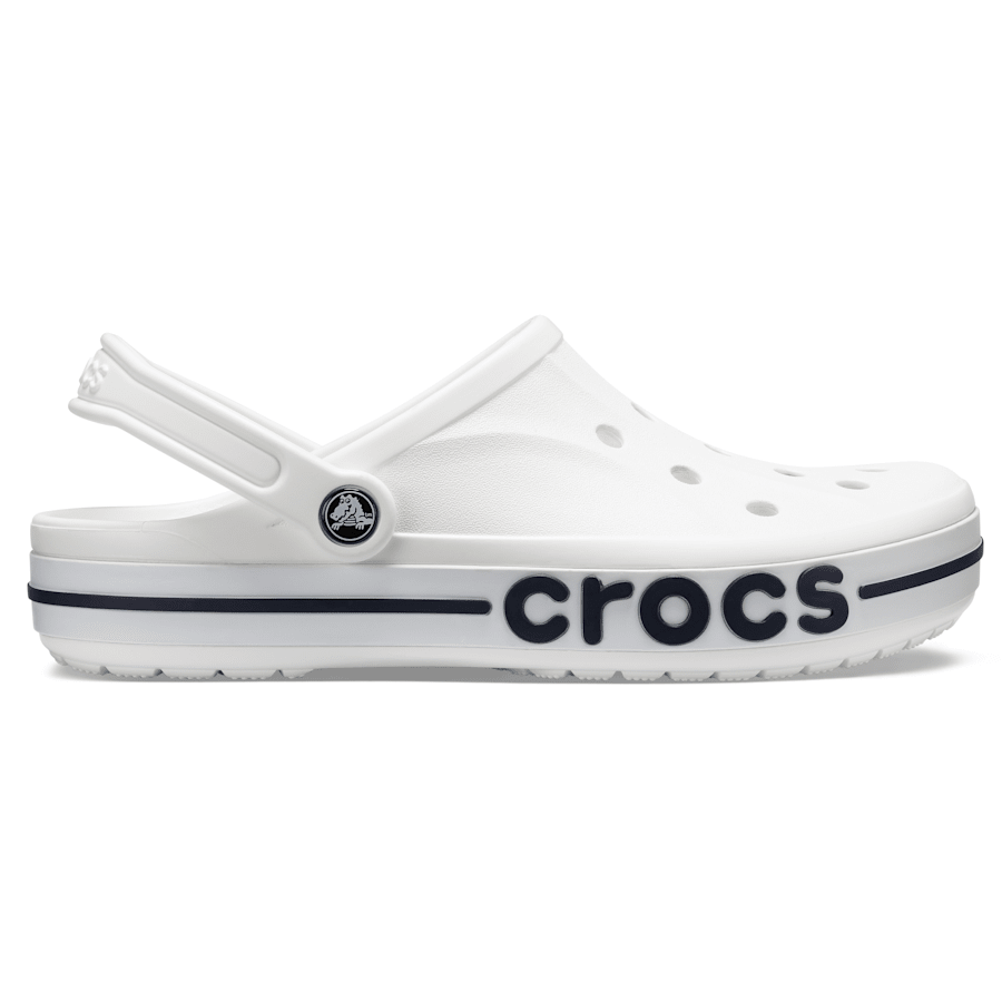 White / Navy Bayaband Clog - Side - Crocs