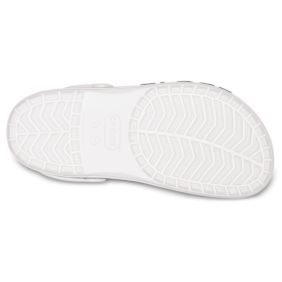 White / Navy Bayaband Clog - Bottom - Crocs