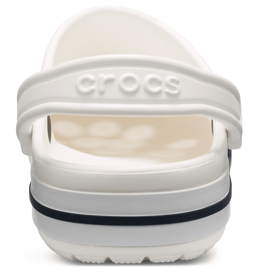 White / Navy Bayaband Clog - Back - Crocs