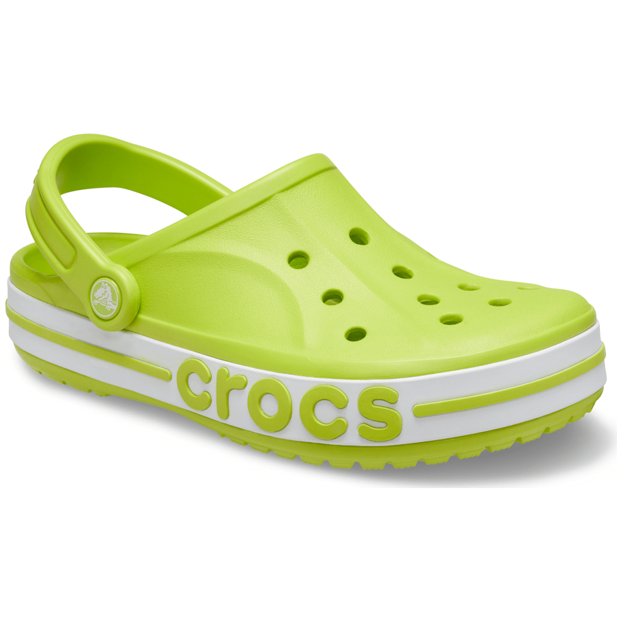 Lime Punch / White Bayaband Clog - Angle - Crocs