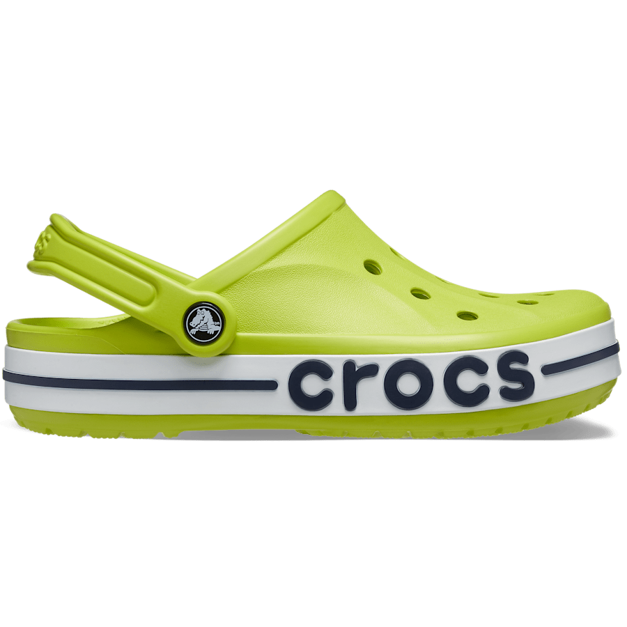 Lime Punch / Navy Bayaband Clog - Side - Crocs