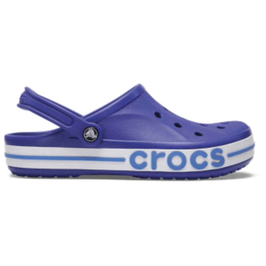 Cerulean Blue / Ocean Bayaband Clog - Side - Crocs