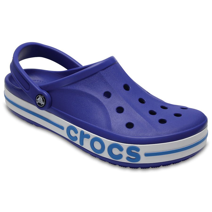 Cerulean Blue / Ocean Bayaband Clog - Angle - Crocs