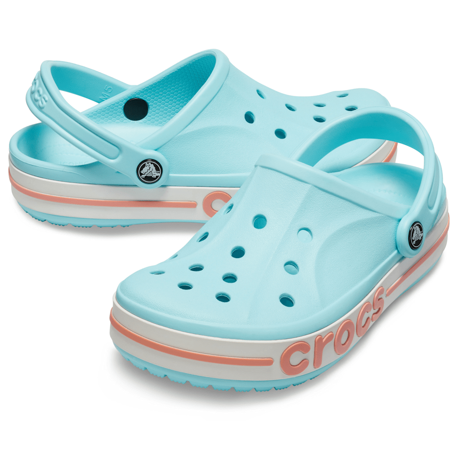 Ice Blue / Melon Bayaband Clog - Pair - Crocs