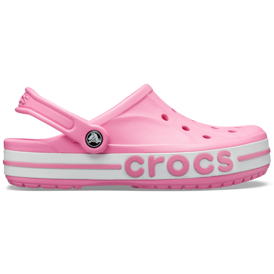 Pink Lemonade / White Bayaband Clog - Side - Crocs