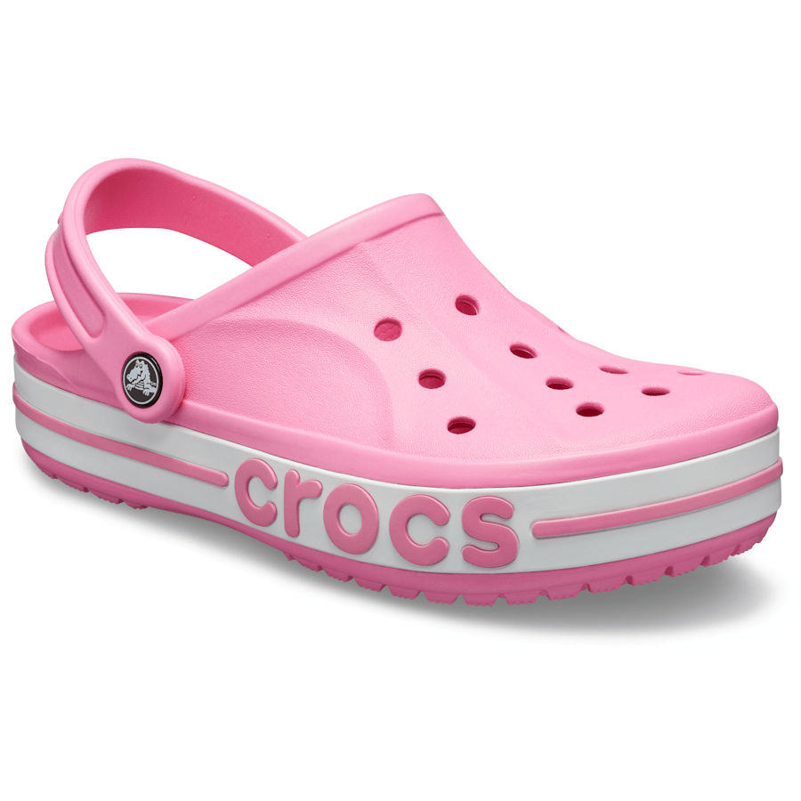 Pink Lemonade / White Bayaband Clog - Angle - Crocs