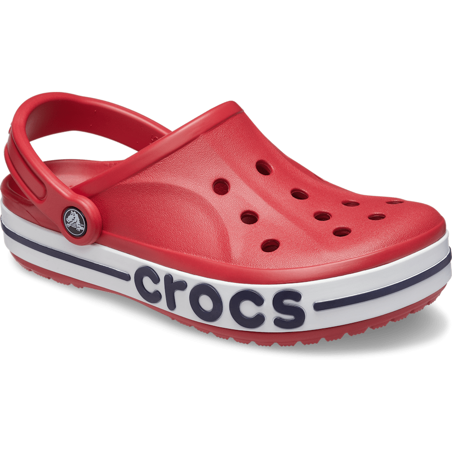 Pepper / Navy Bayaband Clog - Angle - Crocs