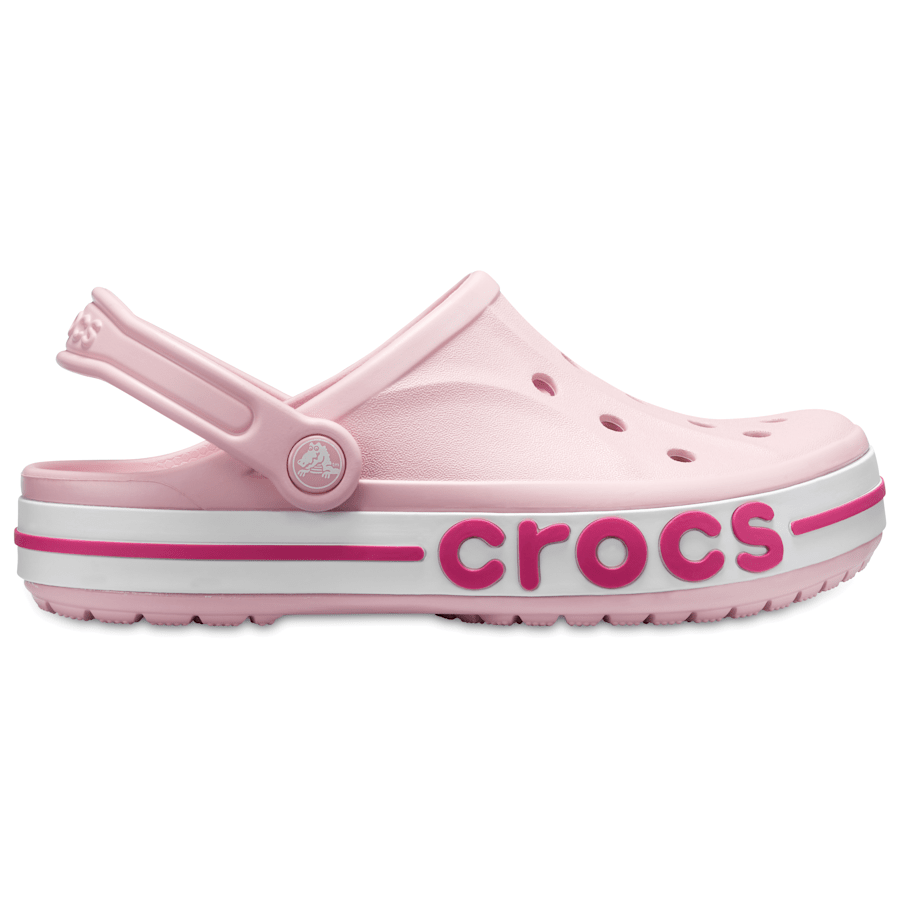 Petal Pink/Candy Pink Bayaband Clog - Side - Crocs